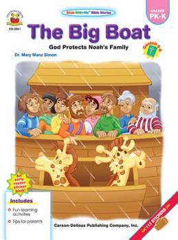 Paperback The Big Boat: God Protects Noah's Family: Genesis 6-8 [With 113 Stickers] Book