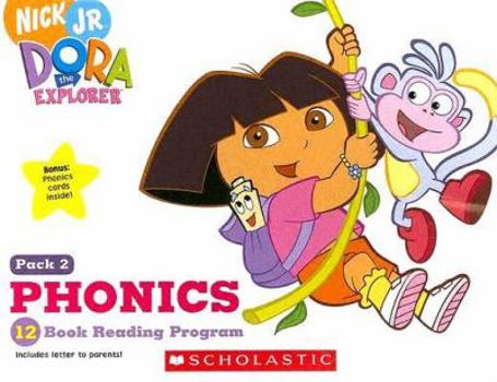 Paperback Dora the Explorer Phonics: 12 Book Reading Program Book