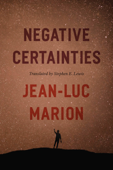 Paperback Negative Certainties Book