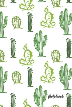 Notebook: Lined Notebook with Cactus Cover Cool Journal, Unique Diary, Bullet Journal, for Writing - 130 Pages - 6 x 9