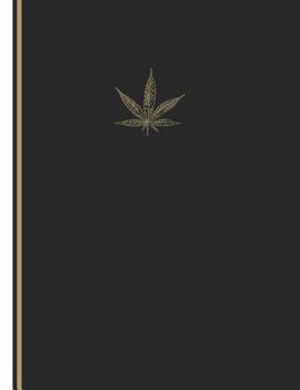 Urban Bis: Notebook 8.5x11 Black Matte Cover with Gold Bis Leaf