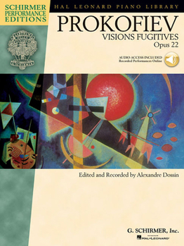 Paperback Sergei Prokofiev - Visions Fugitives, Op. 22: With Access to Online Audio of Performances [With CD (Audio)] Book