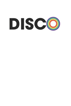 Disco Rainbow Circle 120 Page Notebook Lined Journal for Disco Lovers