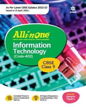 Paperback CBSE All In One Information Technology Class 9 2022-23 Edition (As per latest CBSE Syllabus issued on 21 April 2022) Book