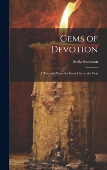 Hardcover Gems of Devotion; A Text and Verse for Every day in the Year Book