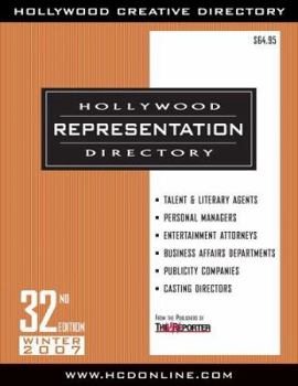 Paperback Hollywood Representation Directory: Winter 2007 Book