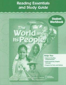 Paperback The World and Its People, Reading Essentials and Study Guide, Student Workbook Book