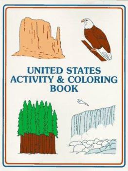 Paperback United States Activity and Coloring Book