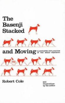 Hardcover Basenji Stacked and Moving Book