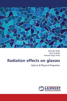 Paperback Radiation effects on glasses Book