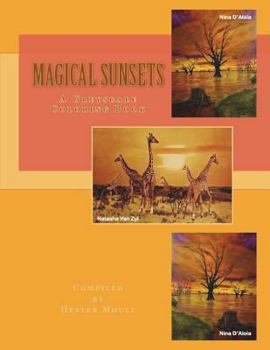 Paperback Magical Sunsets: A Greyscale Coloring Book