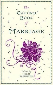 Hardcover The Oxford Book of Marriage Book