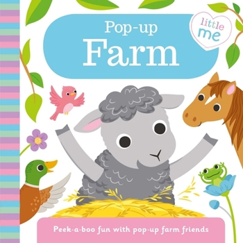 Hardcover Pop-Up Farm: Peek-A-Boo Fun with Pop-Up Farm Friends Book