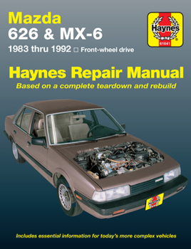 Paperback Mazda 626 & MX-6 Fwd 1983-92 Book