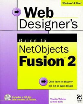Paperback Web Designer's Guide to Netobjects Fusion 2.0 Book