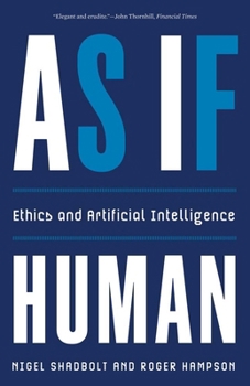 Paperback As If Human: Ethics and Artificial Intelligence Book
