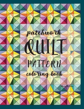 Paperback Patchwork Quilt Pattern Coloring Book