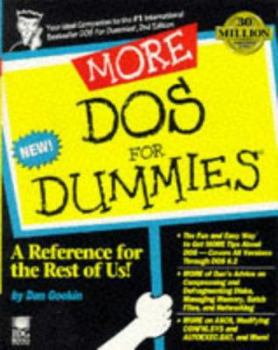 Paperback More DOS for Dummies Book