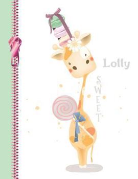 Lolly Sweet: Cute Macaroons Giraffe Sketchbook Drawing Art Book