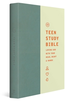 Imitation Leather ESV Teen Study Bible (Trutone, Seaside Blue) Book