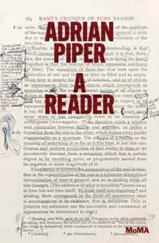 Paperback Adrian Piper: A Reader Book