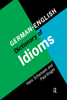 Paperback German/English Dictionary of Idioms Book