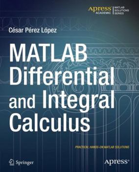 Paperback MATLAB Differential and Integral Calculus Book