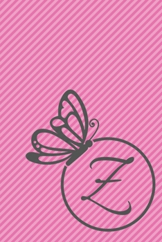 Paperback Z: Initial Z Monogram Notebook Journal Gift Circular Butterfly design Book