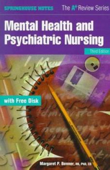 Paperback Mental Health and Psychiatric Nursing (Book with Diskette) Book