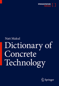 Hardcover Dictionary of Concrete Technology Book
