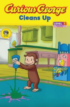 Library Binding Curious George Cleans Up Book