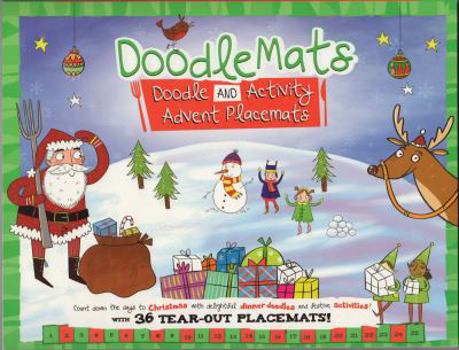 Paperback Doodle and Activity Advent Placemats Book