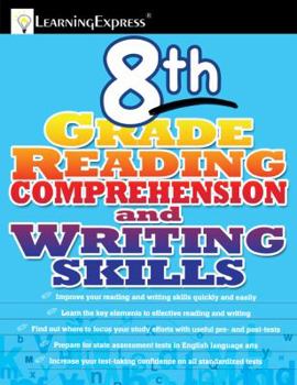 Paperback 8th Grade Reading Comprehension and Writing Skills [With Access Code] Book