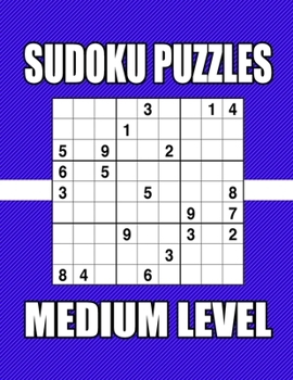 Paperback Sudoku Puzzles Medium Level: 160 Puzzles Large Print Sudoku Books Medium Difficulty Book