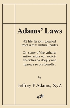 Paperback Adams' Laws Book