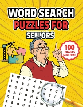 Paperback Word Search Puzzles for Seniors Book