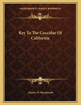 Paperback Key To The Coccidae Of California Book