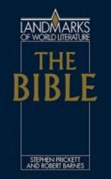 Hardcover The Bible (Landmarks of World Literature) Book