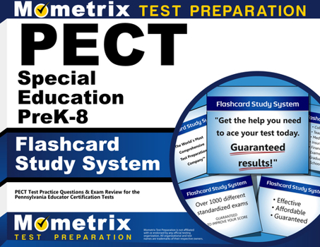 Misc. Pect Special Education Prek-8 Flashcard Study System: Pect Test Practice Questions & Exam Review for the Pennsylvania Educator Certification Tests Book