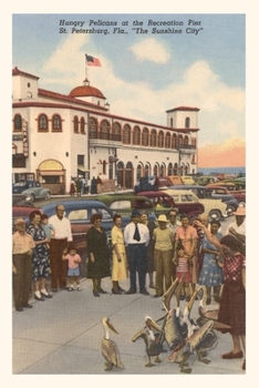 Paperback Vintage Journal Pelicans, St. Petersburg, Florida Book