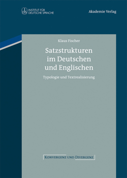 Hardcover Satzstrukturen im Deutschen und Englischen [German] Book