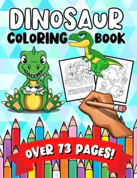 Paperback Dinosaur Coloring Book: A Fun & Learning Activity Colouring Book for Kids Book