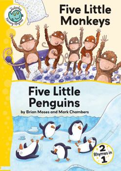 Paperback Five Little Monkeys/Five Little Penguins Book