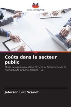 Paperback Coûts dans le secteur public [French] Book