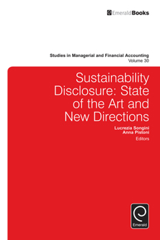 Hardcover Sustainability Disclosure: State of the Art and New Directions Book