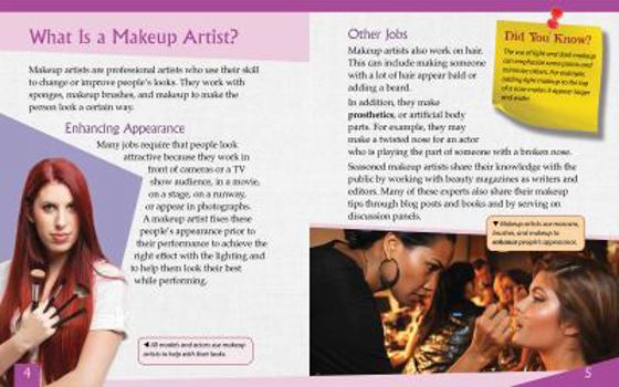 Makeup Artist - Book  of the Creative Careers