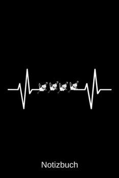 Notizbuch: Herzschlag Hühner Bauernhof: A5 Notizbuch | Liniert 120 Seiten | Geschenk/Geschenkidee zum Geburtstag | Weihnachten | Ostern | Vatertag | Muttertag | Namenstag (German Edition)