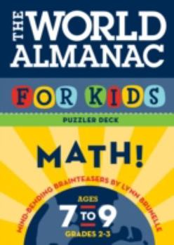 Paperback World Almanac for Kids Puzzler Deck: Math: Ages 7-9, Grades 2-3 Book