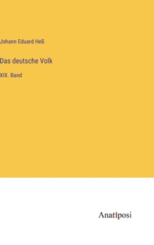 Hardcover Das deutsche Volk: XIX. Band [German] Book