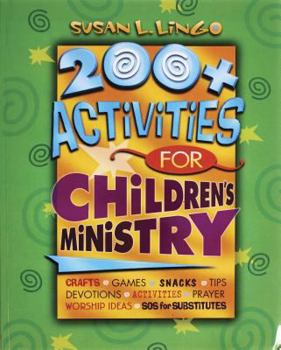 Paperback 200+ Activities for Children's Ministry Book
